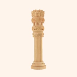 My Vastu Tool 12 INCH WOODEN ASHOKA PILLAR