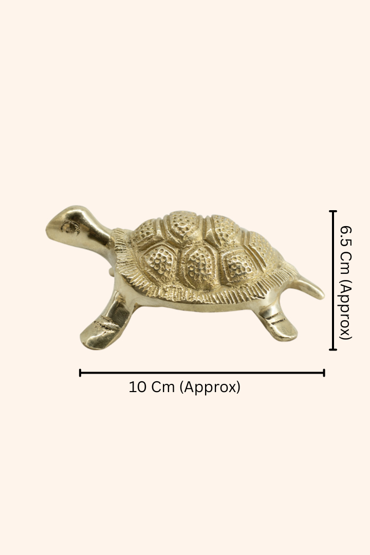 My Vastu Tool BRASS SMALL YANTRA TURTLE 2 INCH - Image 2