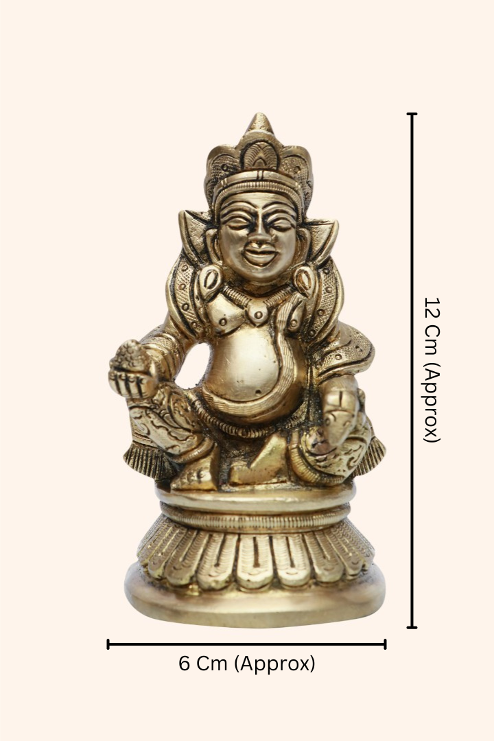 My Vastu Tool BRASS KUBER JI 3.5 INCH (APPROX) - Image 4