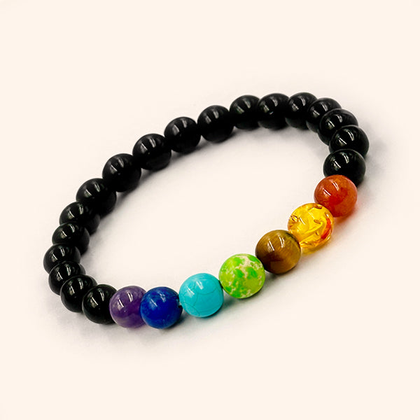 My Vastu Tool TOURMALINE WITH SEVEN CHAKRA BRACELET - Image 2