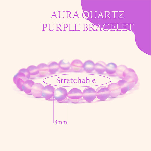 My Vastu Tool AURA QUARTZ PURPLE BRACELET
