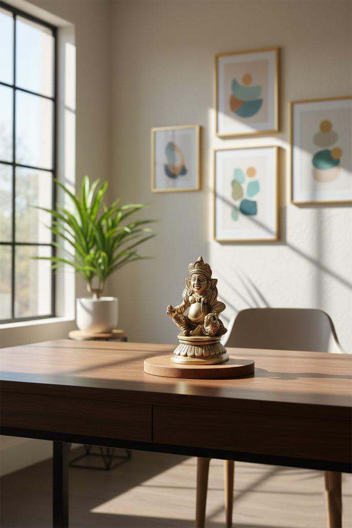 My Vastu Tool BRASS KUBER JI 3.5 INCH (APPROX) - Image 3