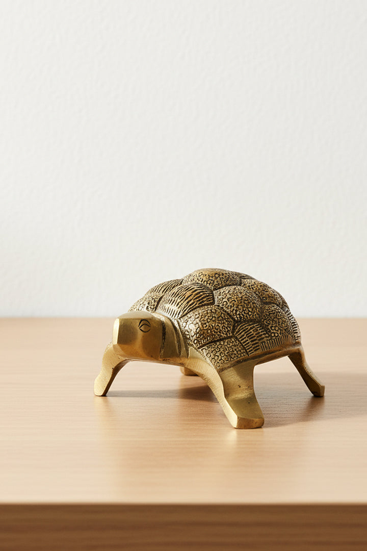 My Vastu Tool BRASS HOLLOW SMALL TURTLE - Image 2