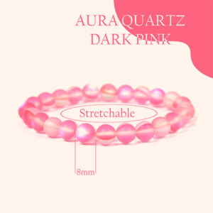My Vastu Tool AURA QUARTZ DARK PINK
