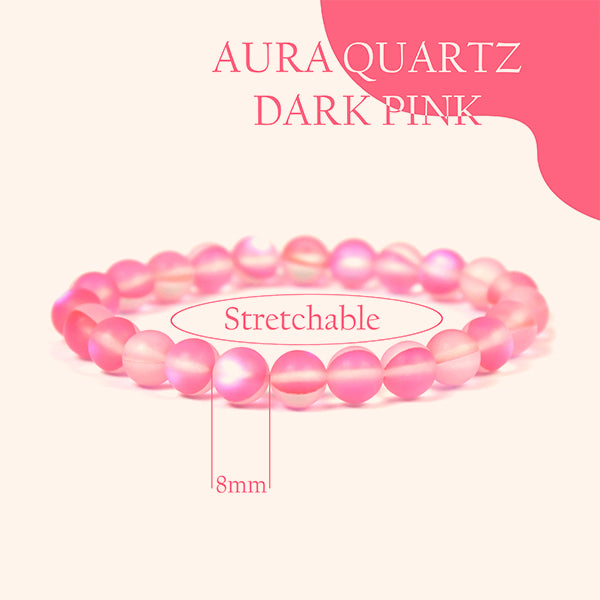 My Vastu Tool AURA QUARTZ DARK PINK