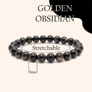 My Vastu Tool GOLDEN OBSIDIAN BRACELET