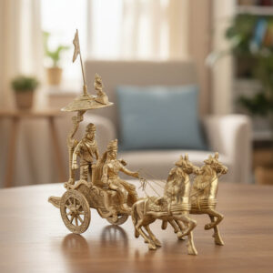 My Vastu Tool ARJUNA RATH TWO HORSE WITH KRISHNA JI