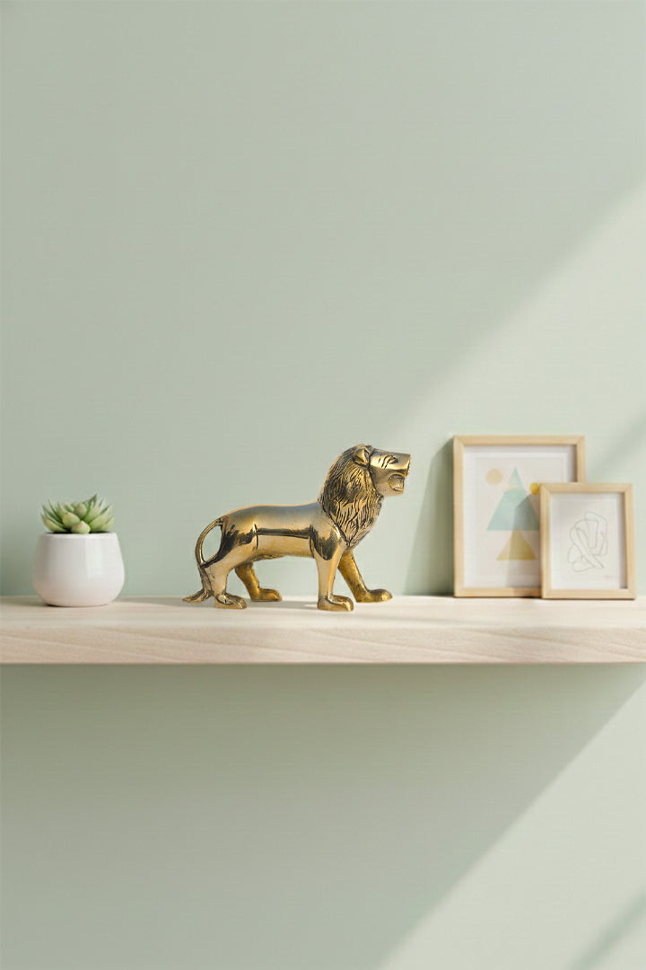My Vastu Tool BRASS LION STATUE 3.5 INCH (APPROX) - Image 2