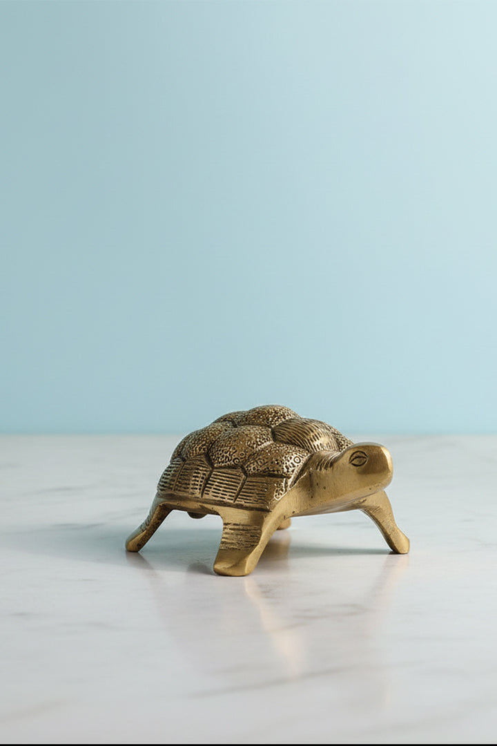 My Vastu Tool BRASS HOLLOW SMALL TURTLE - Image 5