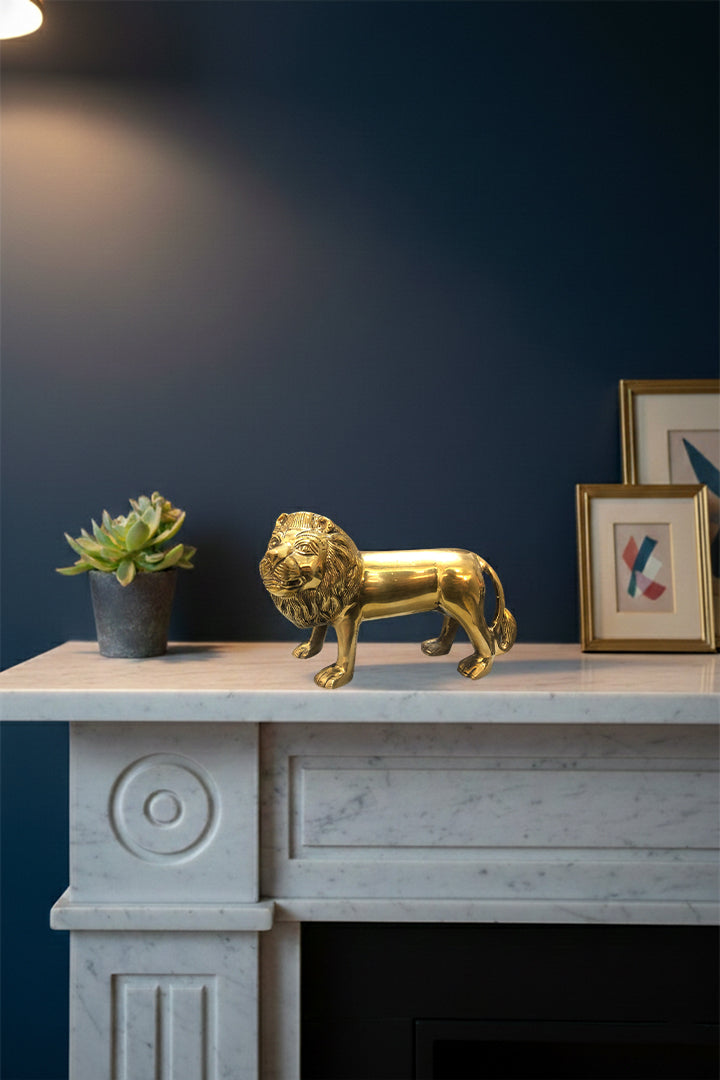 My Vastu Tool BRASS LION STATUE 5.5 INCH (APPROX) - Image 2