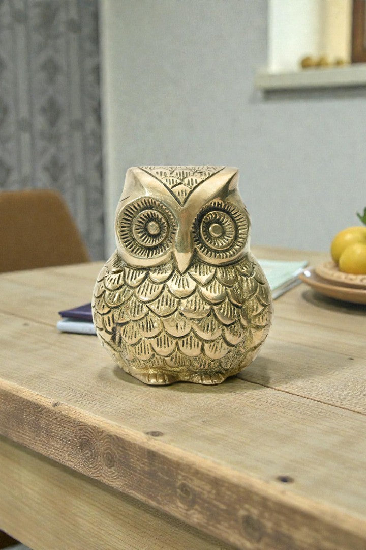 My Vastu Tool BRASS OWL STATUE
