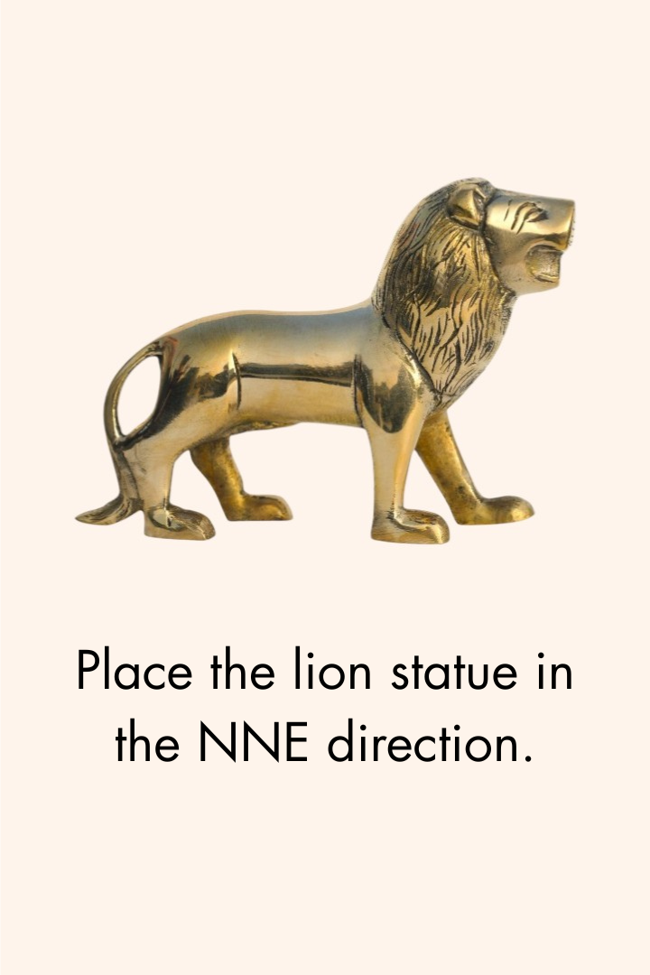My Vastu Tool BRASS LION STATUE 3.5 INCH (APPROX) - Image 4