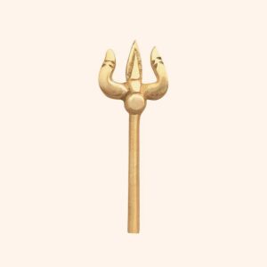 My Vastu Tool BRASS TRISHUL STATUE PACK OF 3