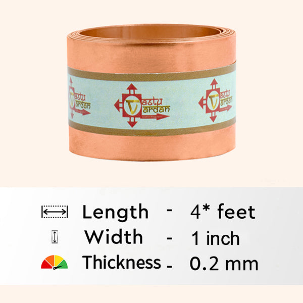My Vastu Tool 4 FEET 1 INCH COPPER STRIP - Image 3