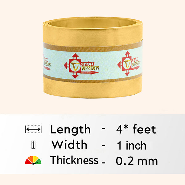 My Vastu Tool 4 FEET 1 INCH BRASS STRIP - Image 3