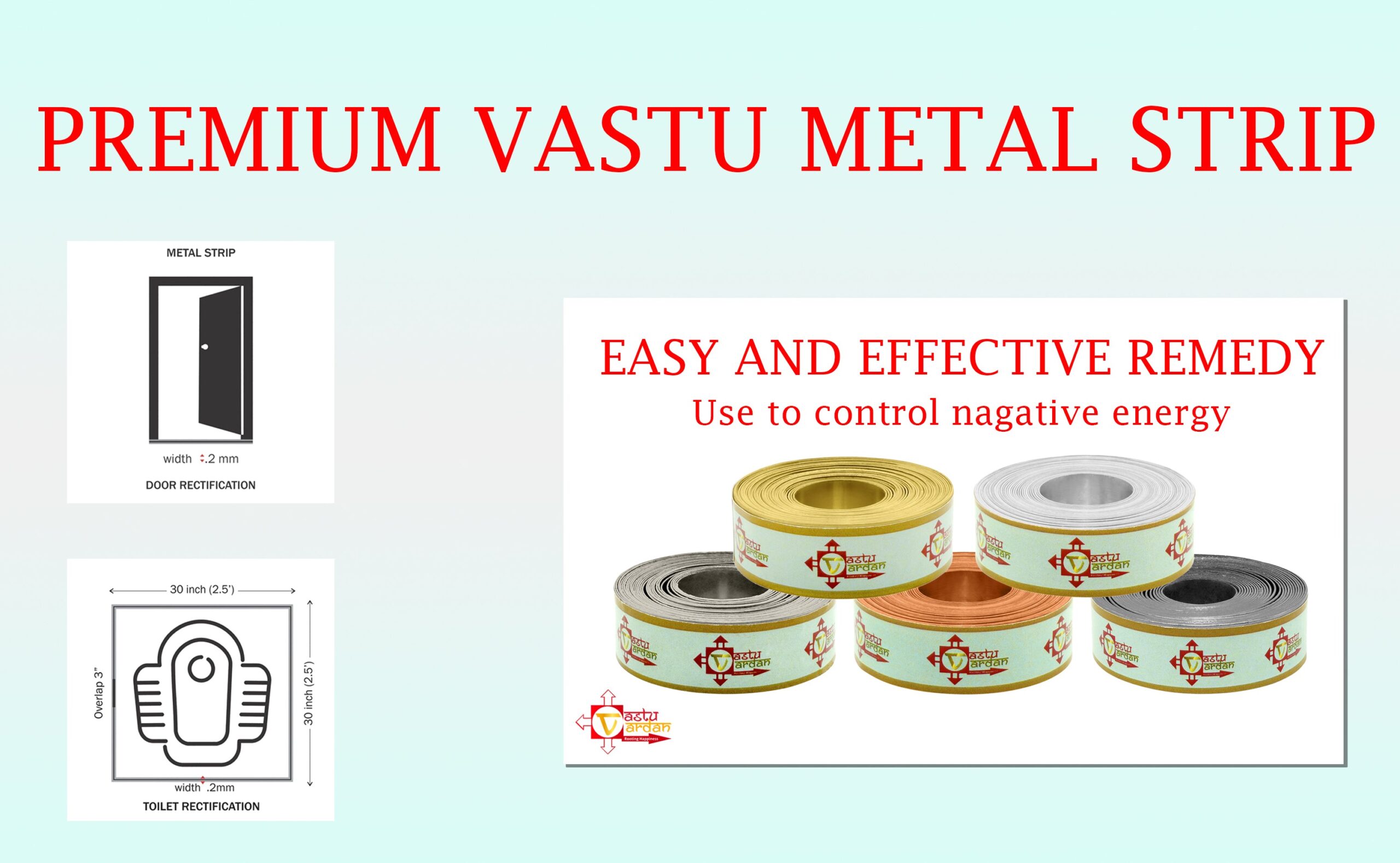 My Vastu Tool 8 FEET 0.5 INCH ALUMINIUM STRIP - Image 7