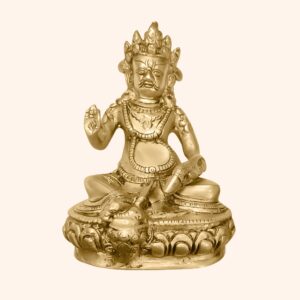 My Vastu Tool BRASS KUBER JI 7 INCH (APPROX)