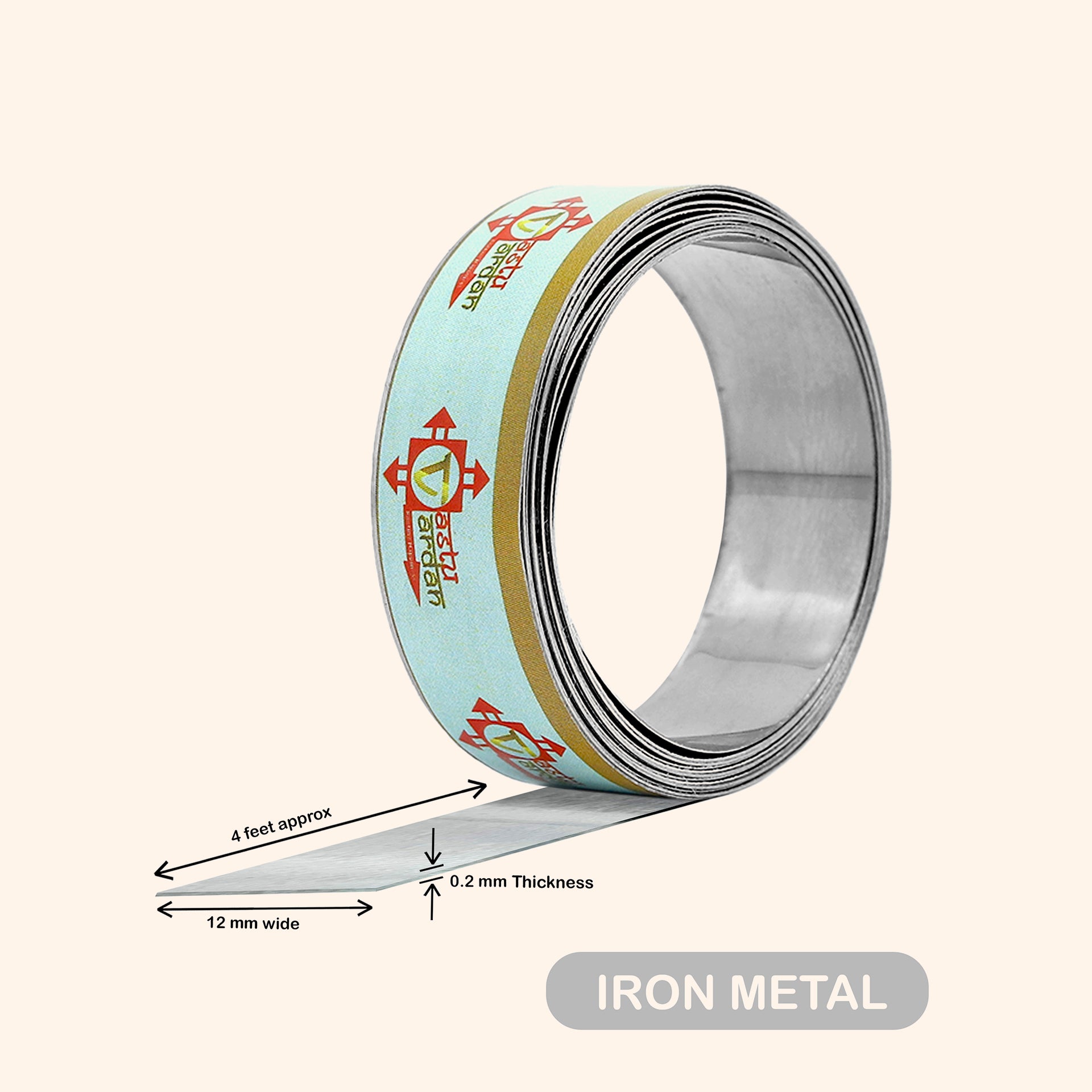My Vastu Tool 4 FEET 0.5 INCH IRON STRIP
