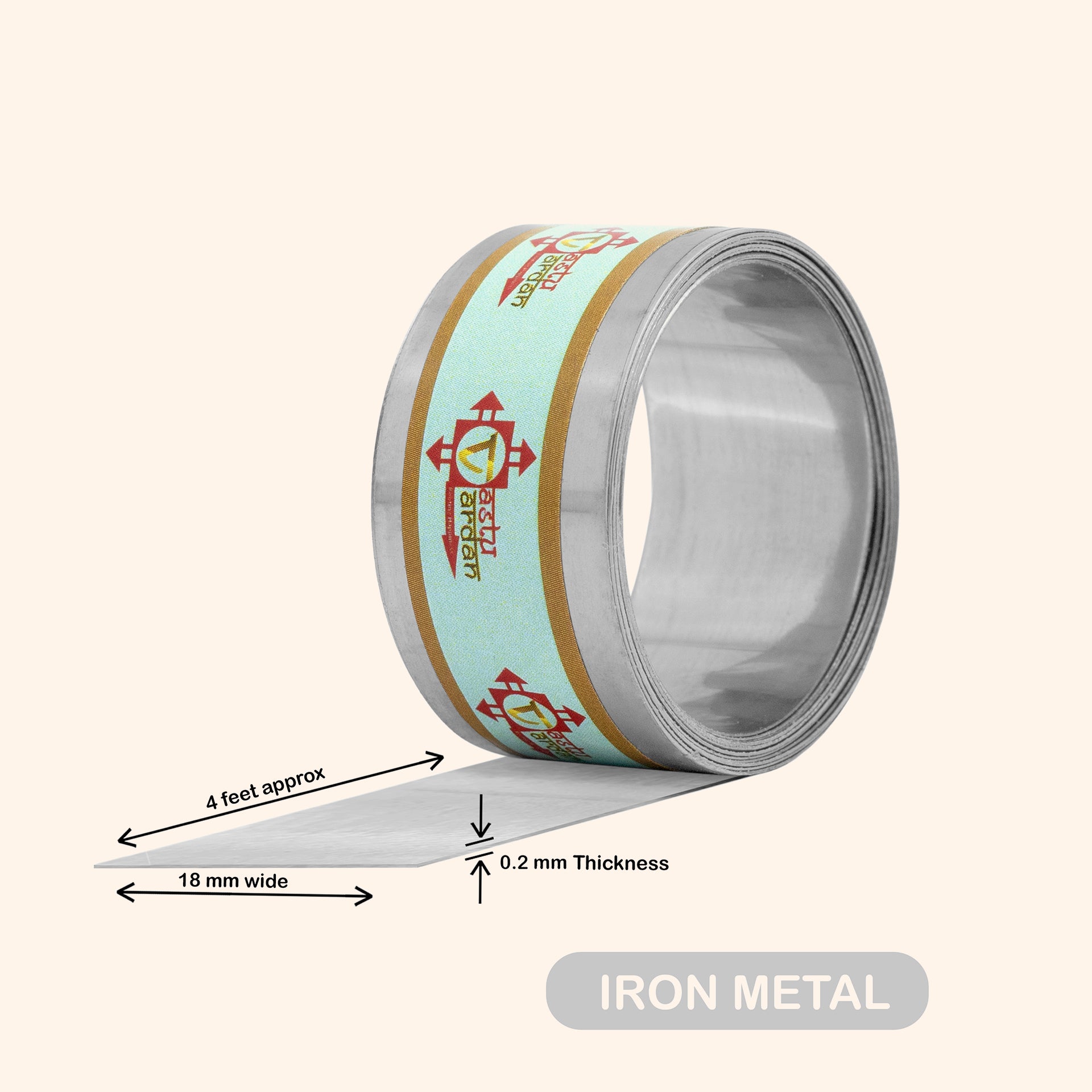 My Vastu Tool 4 FEET 0.75 INCH IRON STRIP