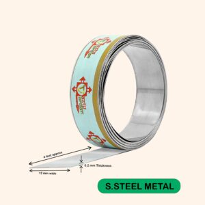 My Vastu Tool 4 FEET 0.5 INCH STAINLESS STEEL STRIP