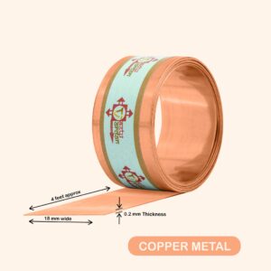 My Vastu Tool 4 FEET 0.75 INCH COPPER STRIP