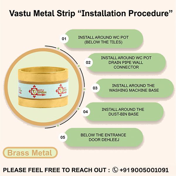 My Vastu Tool 4 FEET 1 INCH BRASS STRIP - Image 4