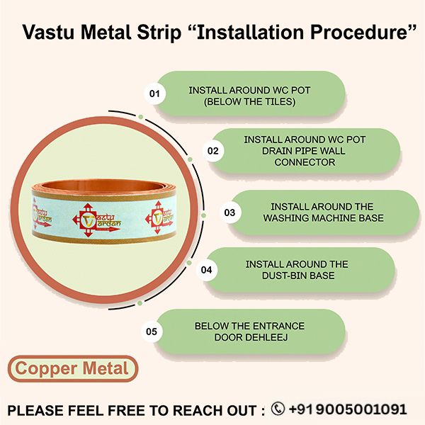 My Vastu Tool 4 FEET 0.5 INCH COPPER STRIP - Image 4