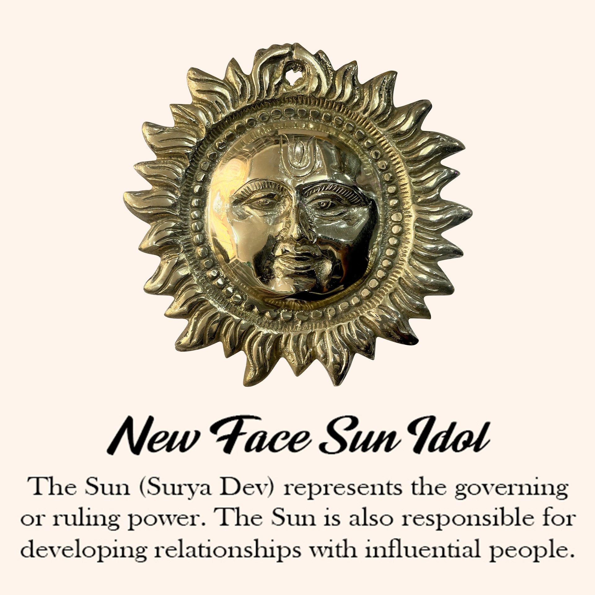 My Vastu Tool BRASS NEW FACE SMALL SUN - Image 3